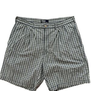 Vintage Polo Ralph Lauren Men’s Plaid Striped Shorts Size 36 Multicolored